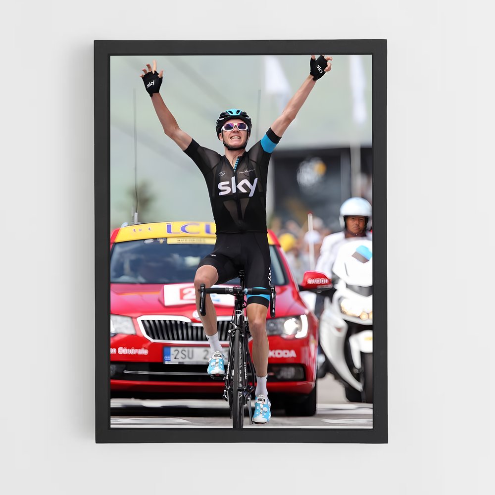Poster La Victoire de Froome – affiche Cyclisme (vue 2)